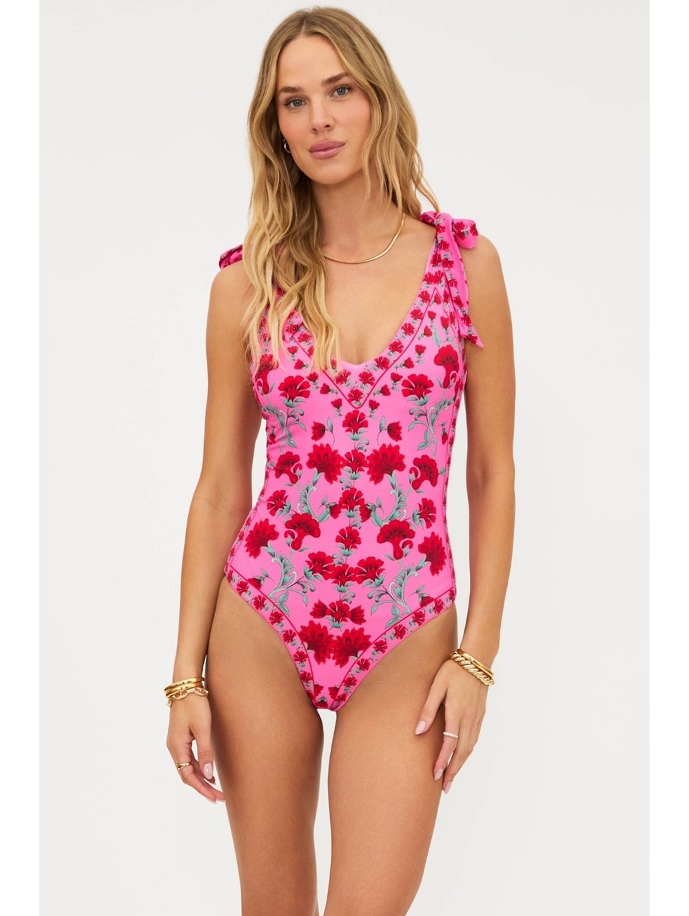 Beach Riot Akira One Piece Redwood Floral